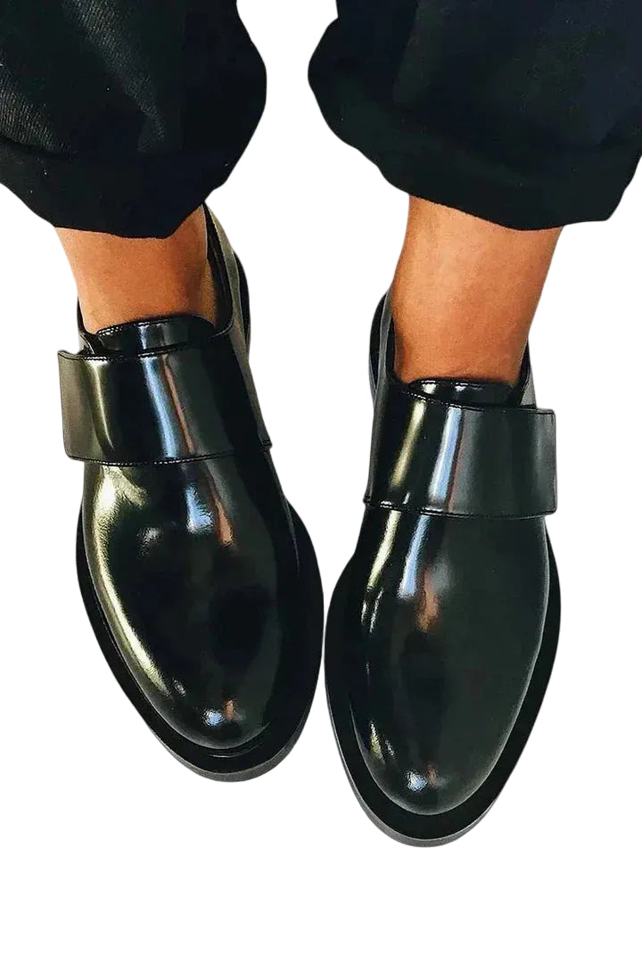 Mænds Casual Slip-On Dress Sko 0