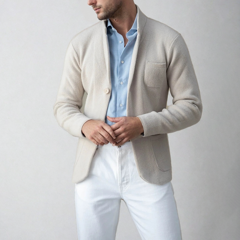 Mænds Casual Strik Cardigan Moderne Stil 1