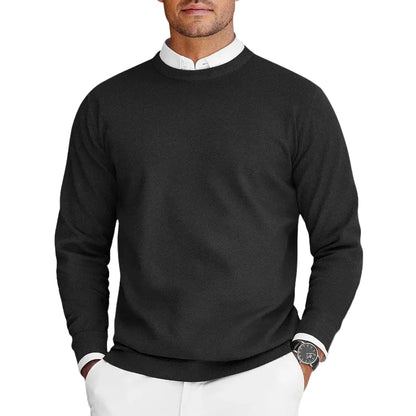 Mænds Casual Sweater Rund Hals 0