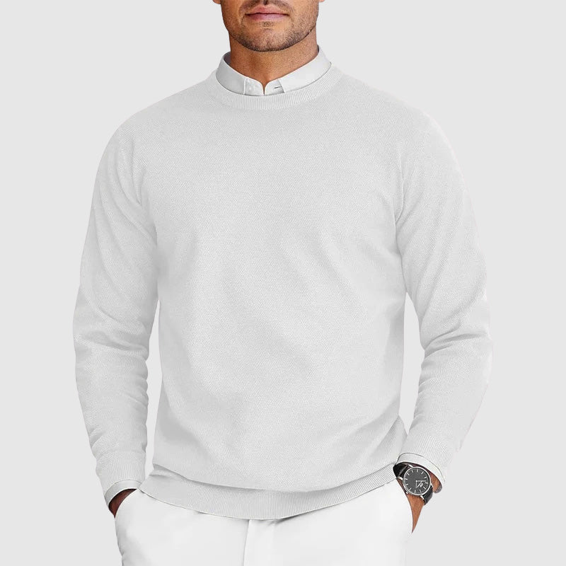 Mænds Casual Sweater Rund Hals 1