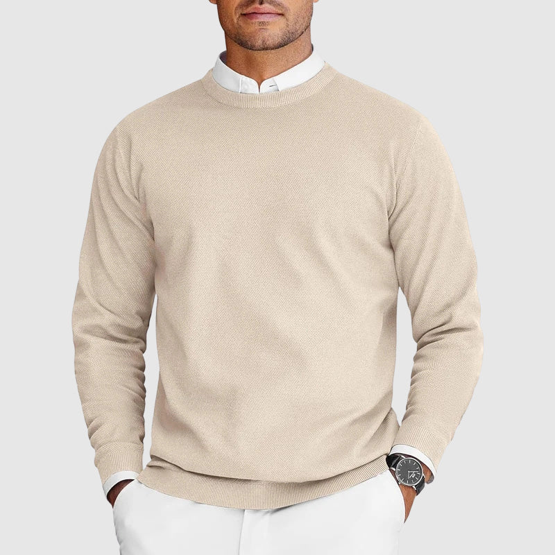 Mænds Casual Sweater Rund Hals 2