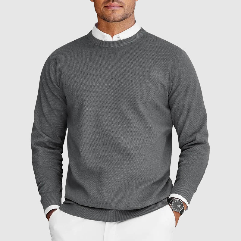 Mænds Casual Sweater Rund Hals 3