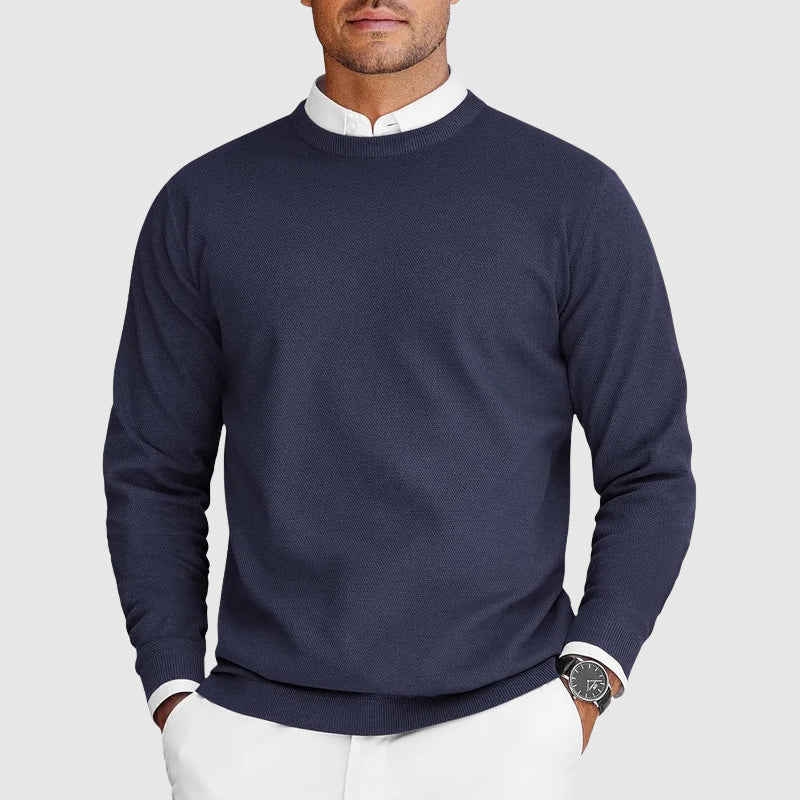 Mænds Casual Sweater Rund Hals 4