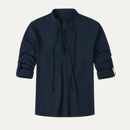 Mænds Casual Sweater med Justerbar Snøre 4