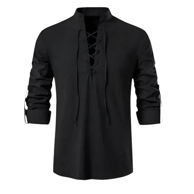Mænds Casual Sweater med Justerbar Snøre 5