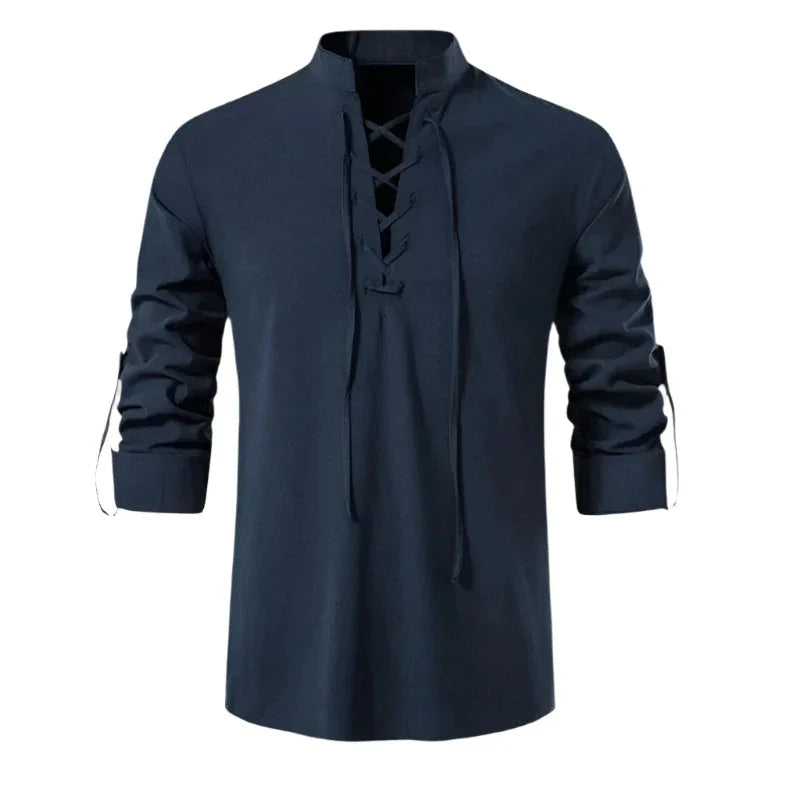 Mænds Casual Sweater med Justerbar Snøre 6