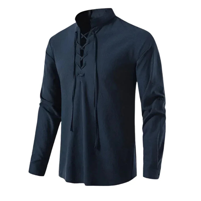 Mænds Casual Sweater med Justerbar Snøre 7
