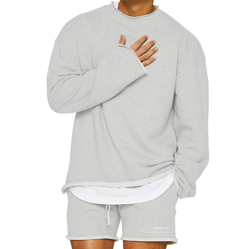 Mænds Casual Sweatshirt Rund Hals 1