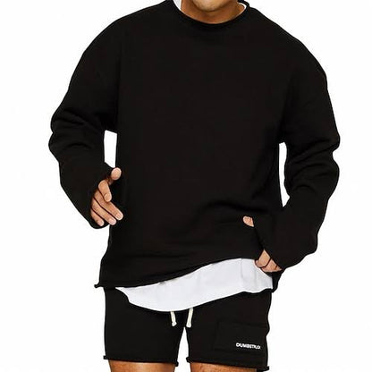 Mænds Casual Sweatshirt Rund Hals 2