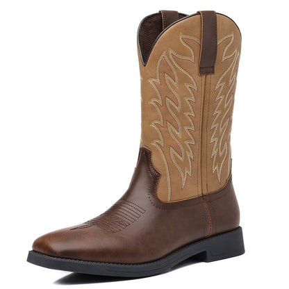 Mænds Cowboystøvler i Vestlig Stil 3