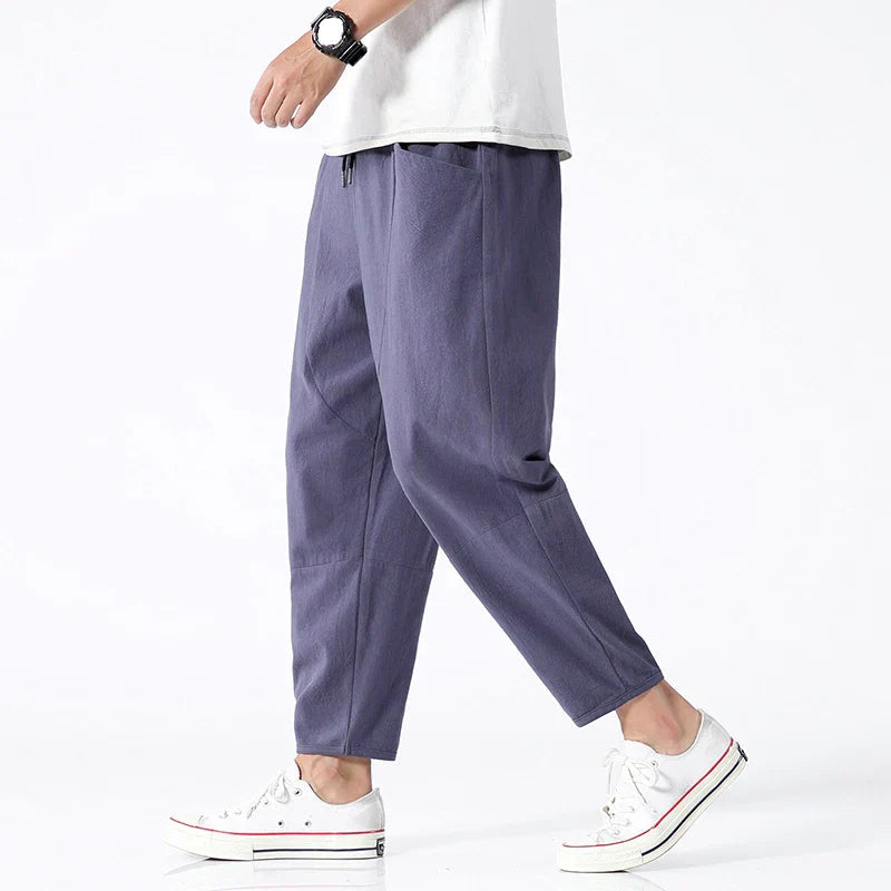 Mænds Cropped Bukser Casual Stil 0