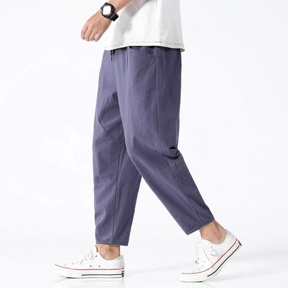 Mænds Cropped Bukser Casual Stil 0