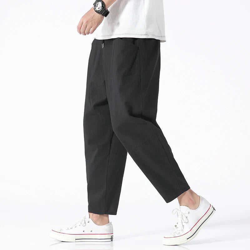 Mænds Cropped Bukser Casual Stil 1
