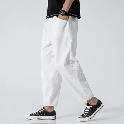 Mænds Cropped Bukser Casual Stil 3