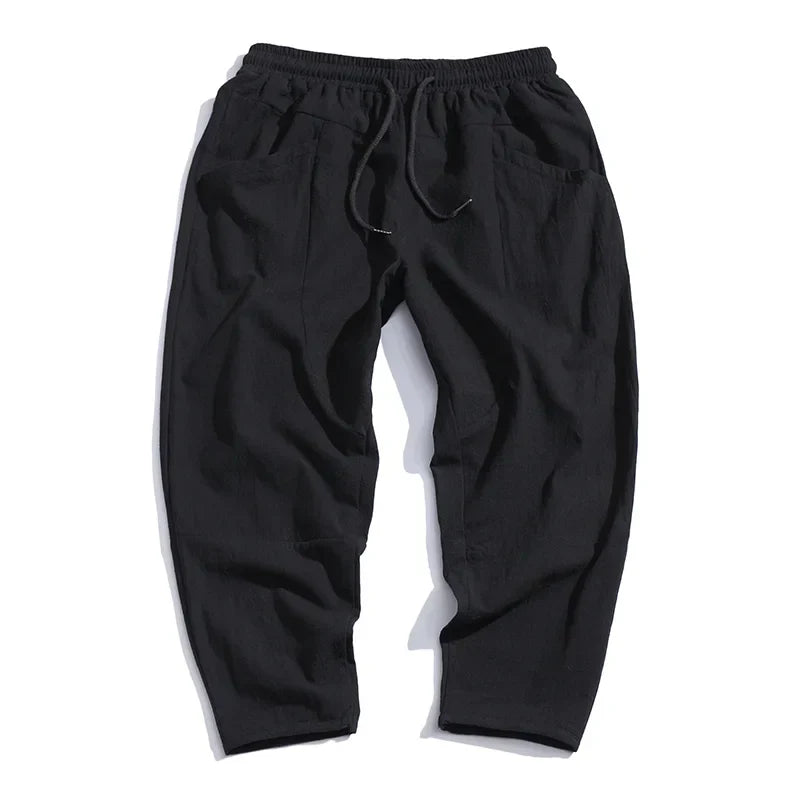 Mænds Cropped Bukser Casual Stil 4