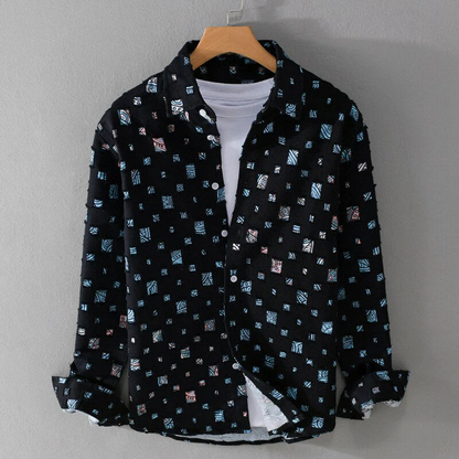 Mænds Denimskjorte Casual 1