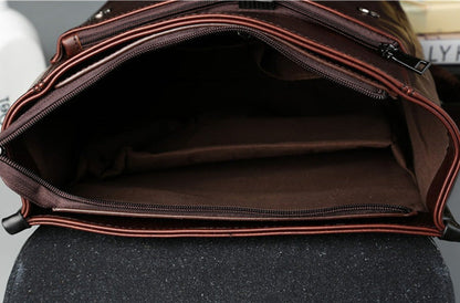 Mænds Flap Top Rygsæk Struktureret Design 2