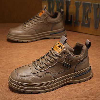 Mænds Fritidssneakers med Robust Sålsprofil Moderne Design 3