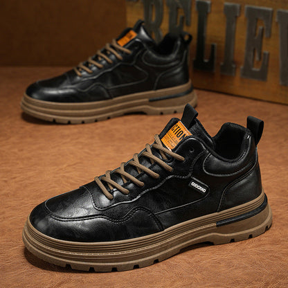 Mænds Fritidssneakers med Robust Sålsprofil Moderne Design 4