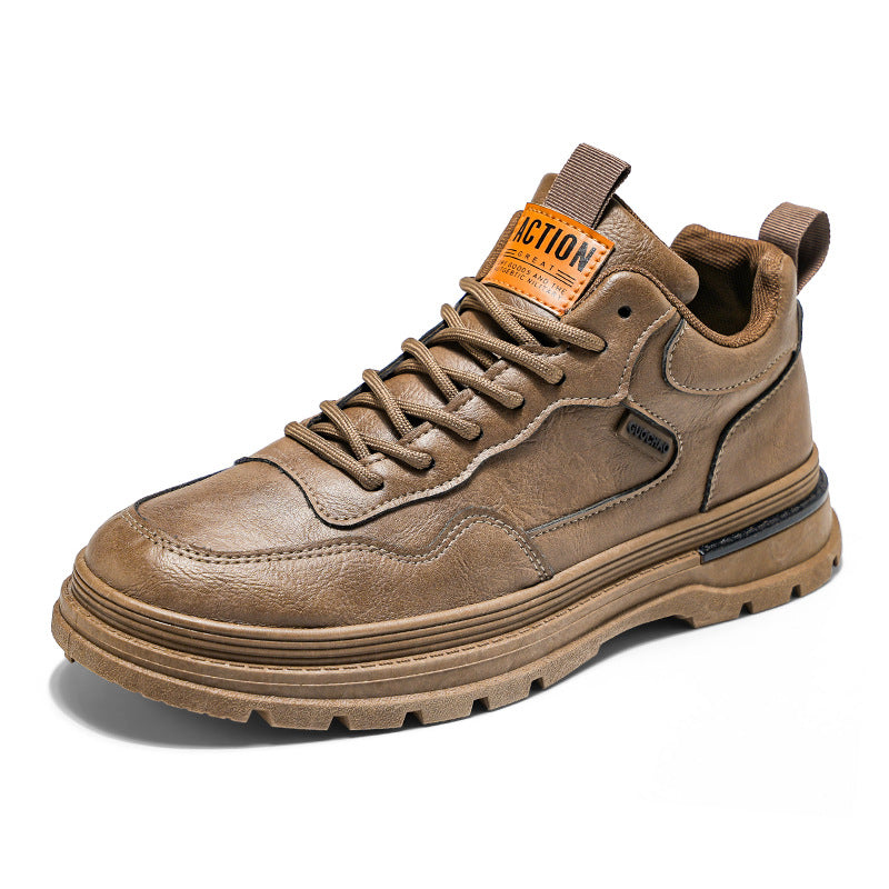 Mænds Fritidssneakers med Robust Sålsprofil Moderne Design 5