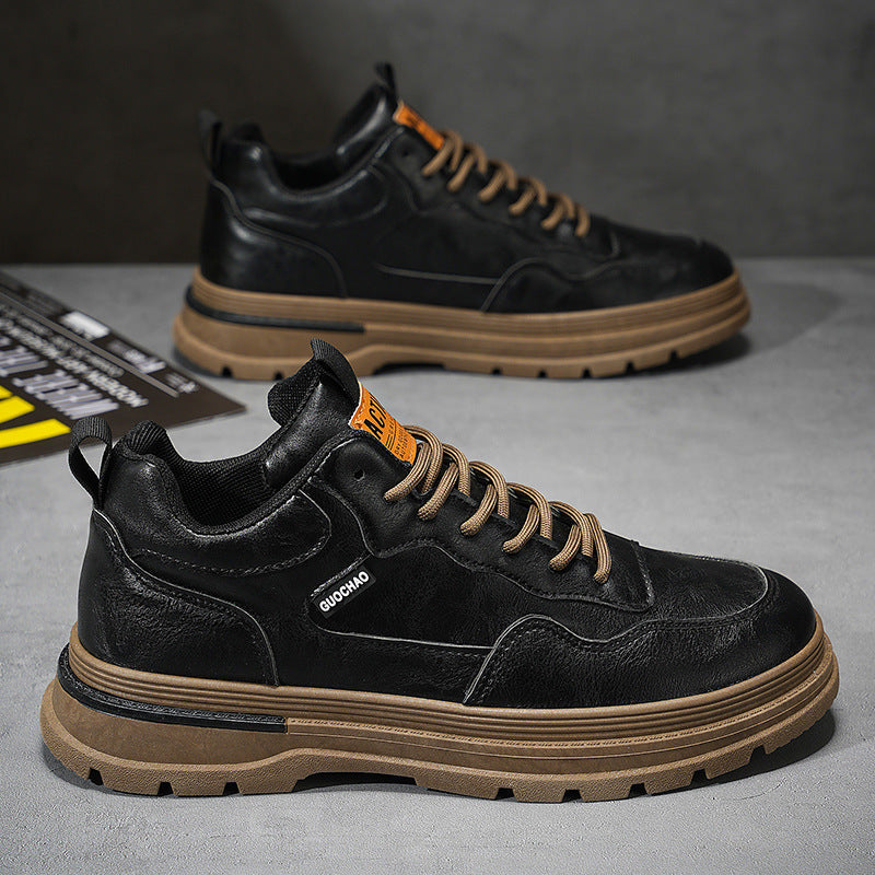 Mænds Fritidssneakers med Robust Sålsprofil Moderne Design 6