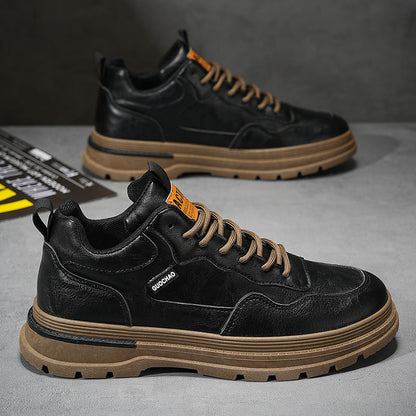 Mænds Fritidssneakers med Robust Sålsprofil Moderne Design 6