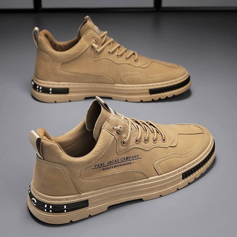 Mænds Fritidssneakers med Skridsikker Sål 3