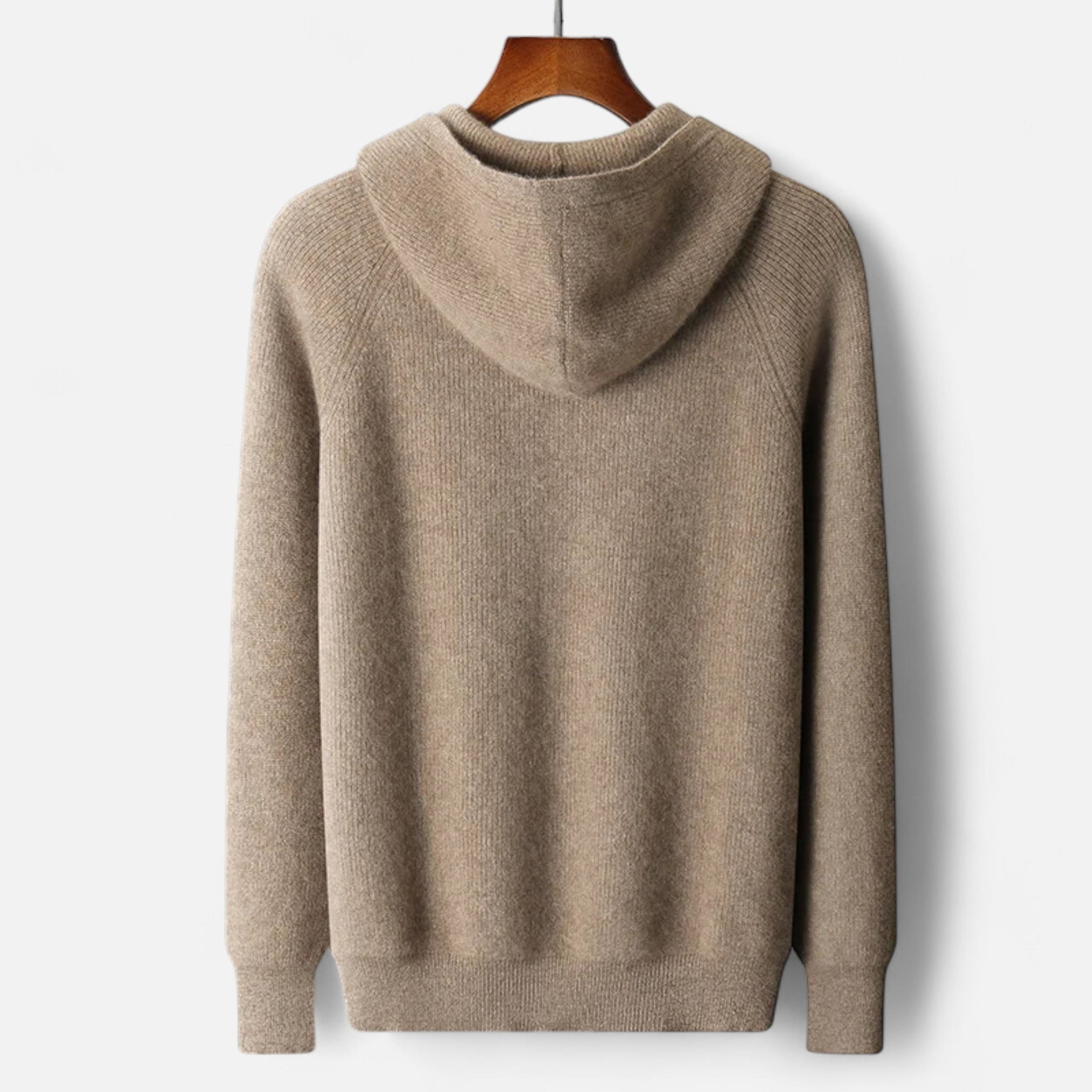 Mænds Hætte Skjorte Med Lynlås Tidløs Design 7