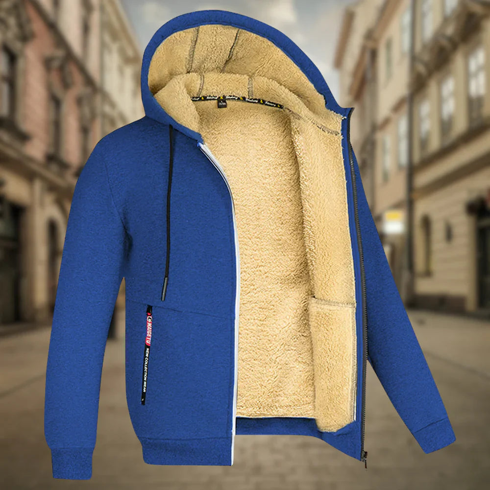 Mænds Hættejakke Casual Stil 7