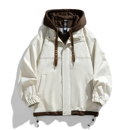 Mænds Hættejakke Oversized Lagdelt 6