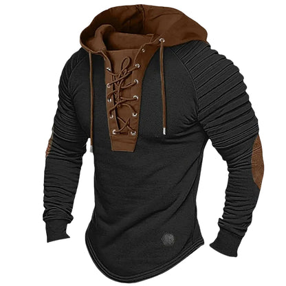 Mænds Hættetrøje med Snørebånd Urban Stil 0
