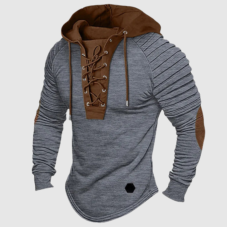 Mænds Hættetrøje med Snørebånd Urban Stil 1
