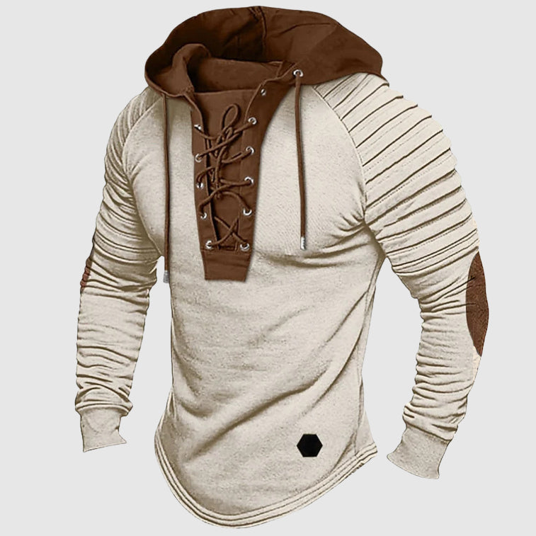 Mænds Hættetrøje med Snørebånd Urban Stil 2