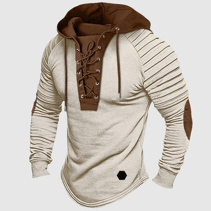 Mænds Hættetrøje med Snørebånd Urban Stil 2