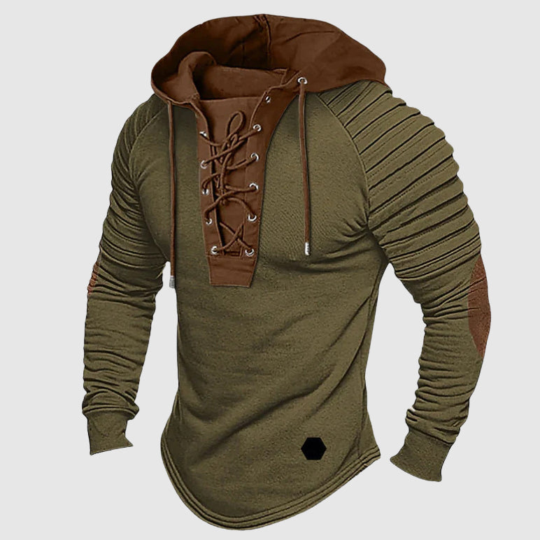 Mænds Hættetrøje med Snørebånd Urban Stil 3