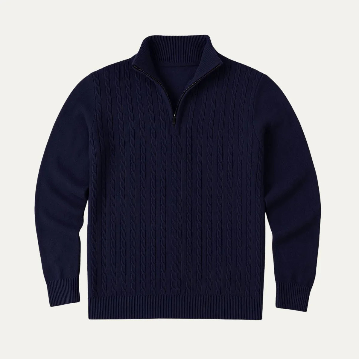 Mænds Halv Zip Jumper Casual 3