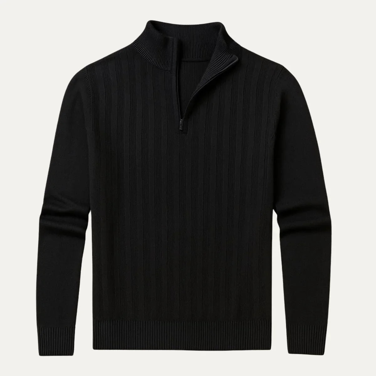 Mænds Halv Zip Jumper Casual 4