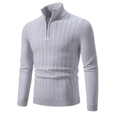 Mænds Halv Zip Jumper Casual 5