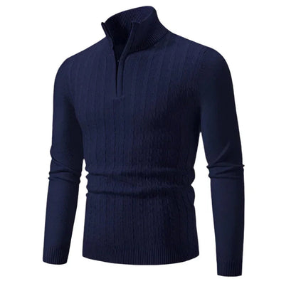 Mænds Halv Zip Jumper Casual 7