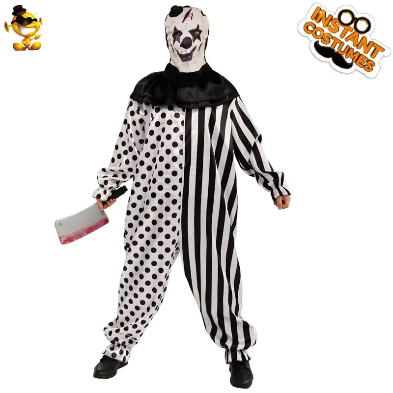 Mænds Horror Jumpsuit Halloween Kostume Til Voksne 2
