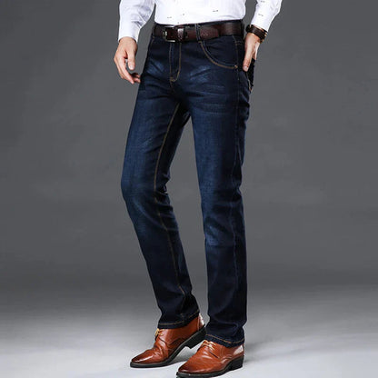 Mænds Jeans Komfortabel 4-vejs Stræk Denim 3