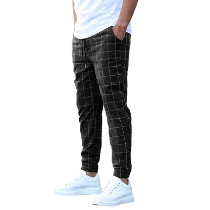 Mænds Joggers Ternede Design 0