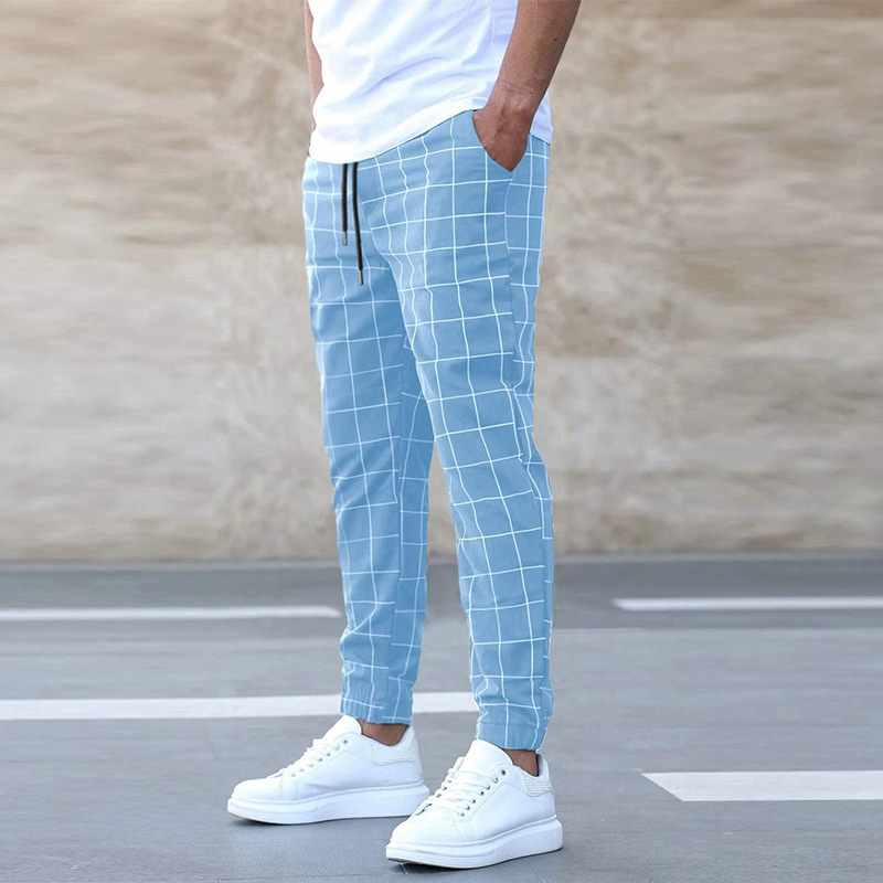 Mænds Joggers Ternede Design 3