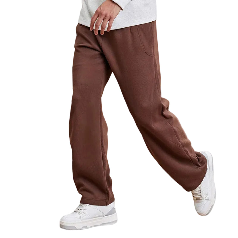 Mænds Joggers med Lige Ben og Afslappet Pasform 0
