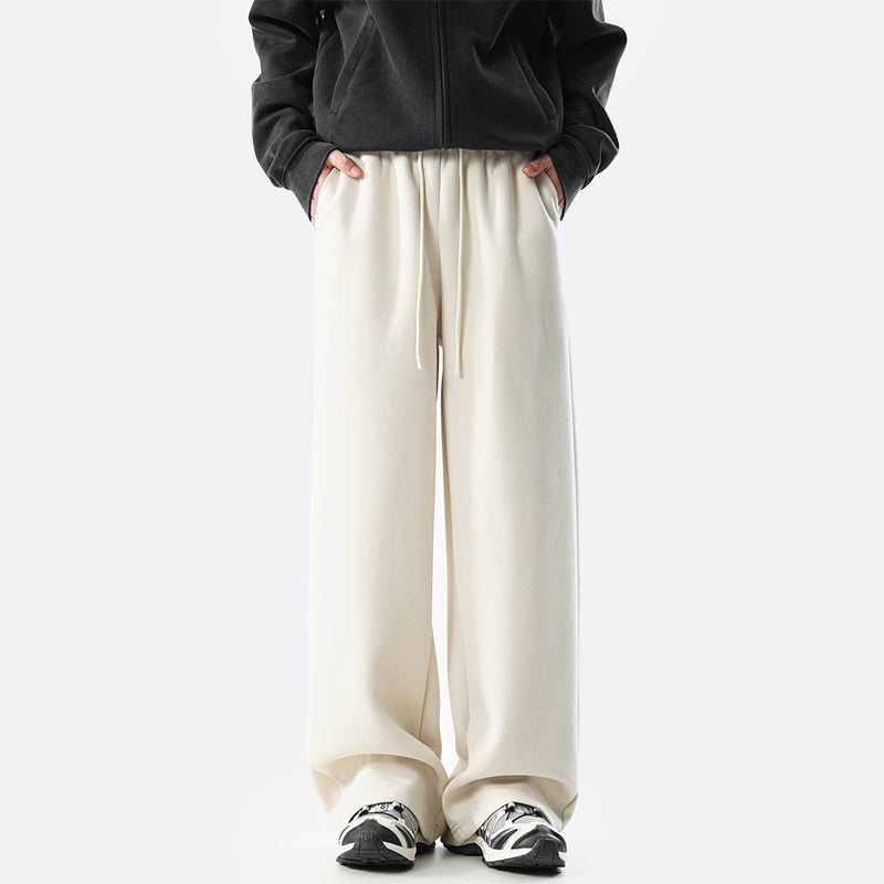 Mænds Joggingbukser med Fleecefor og Bred Ben Silhuet 3