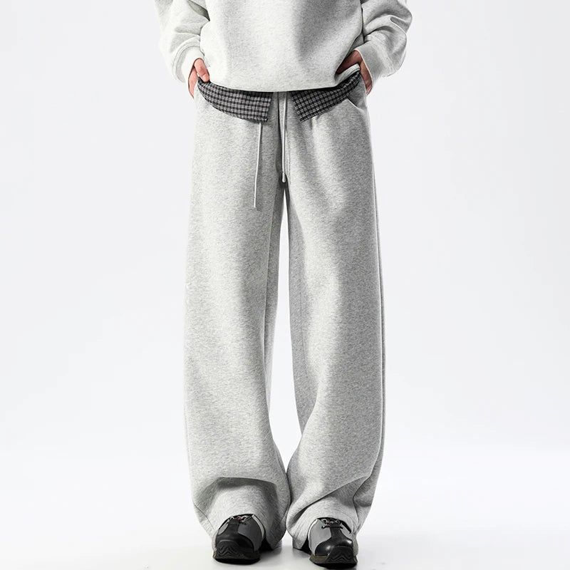 Mænds Joggingbukser med Fleecefor og Bred Ben Silhuet 4