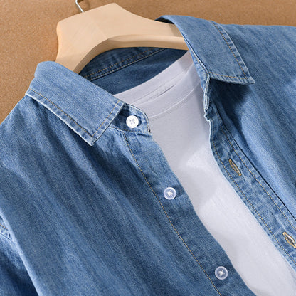 Mænds Klassisk Denimskjorte 2