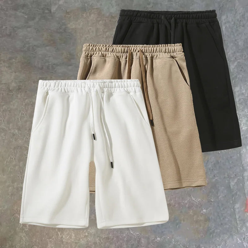 Mænds Knælange Shorts med Justerbar Snørelukning 1