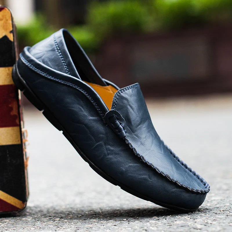Mænds Læder Loafers Klassisk Stil 1