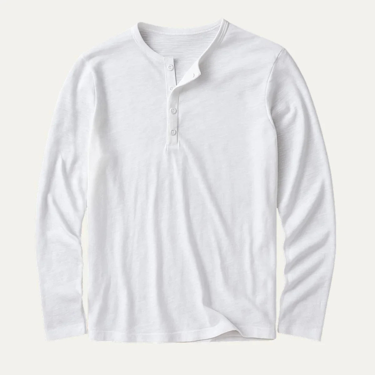 Mænds Langærmet Polo T-shirt med Båndkrave 2